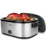 Aroma 22 Qt. Electric Roaster Oven with Self-Basting Lid