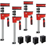 BESSEY KREK2440 K Body REVO Clamp Kit, 2 x 24 In., 2 x 50 In. and 1 set of KP...