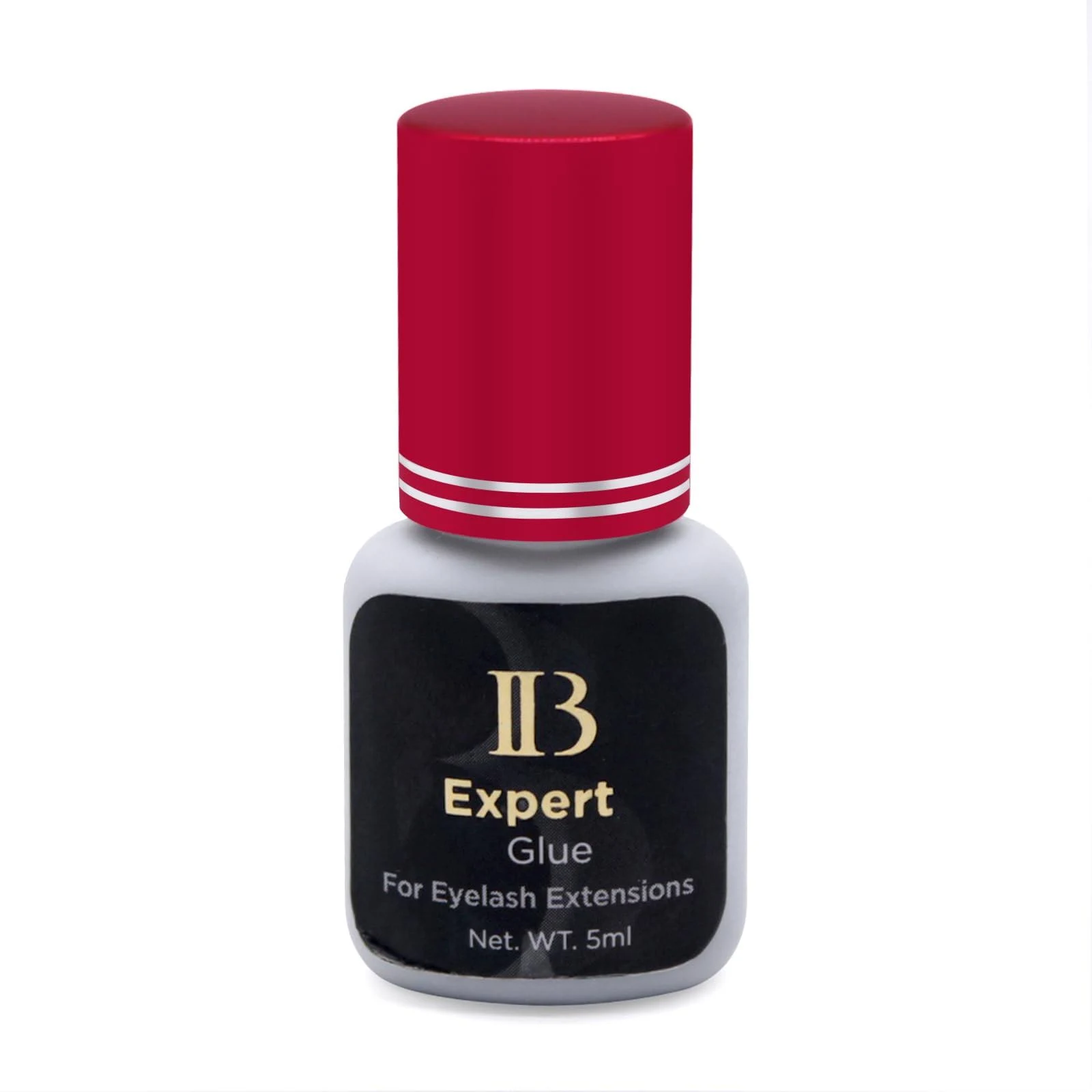 Eyelash Extension Glue 1PCS Ibeauty IB Expert Glue 5ml | 1-2 Sec Dry Time | 5-6 Weeks Retention | Black Adhesive Supplies for Professional Use