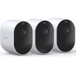 Arlo Pro 5S 2K Wireless Security Camera, 3 Pack, White (VMC4360P-100NAS)