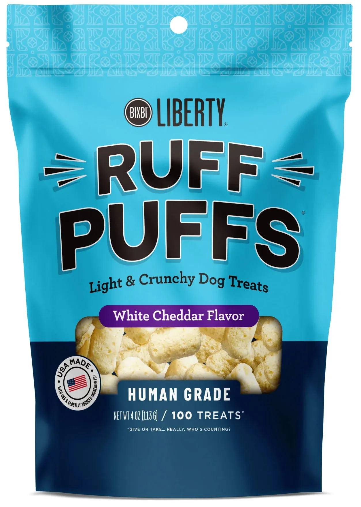 Liberty® Ruff Puffs® for Dogs – White Cheddar