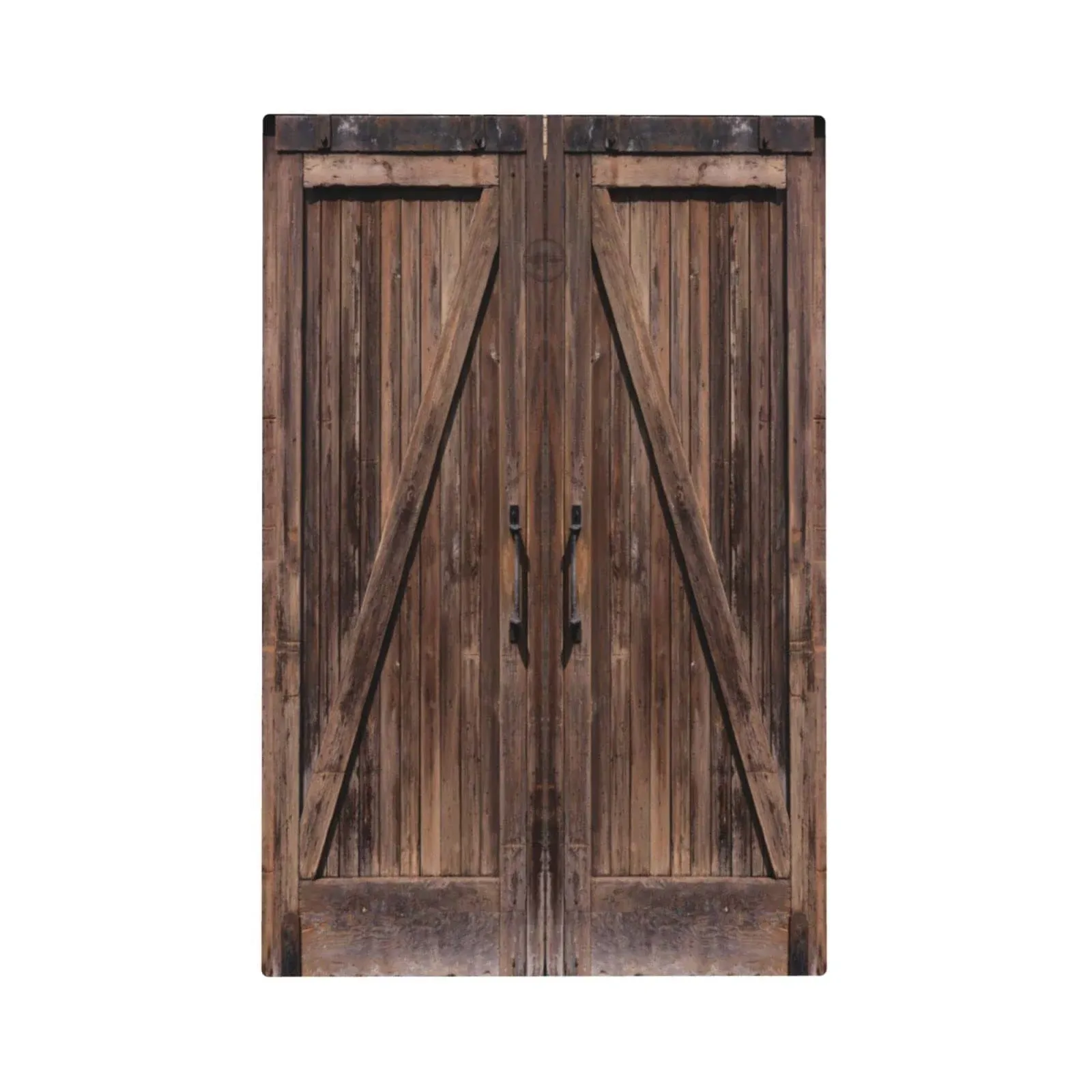 Barn Door Farmhouse Wall Plate Cover Single Blank Decorative Electrical Outle...