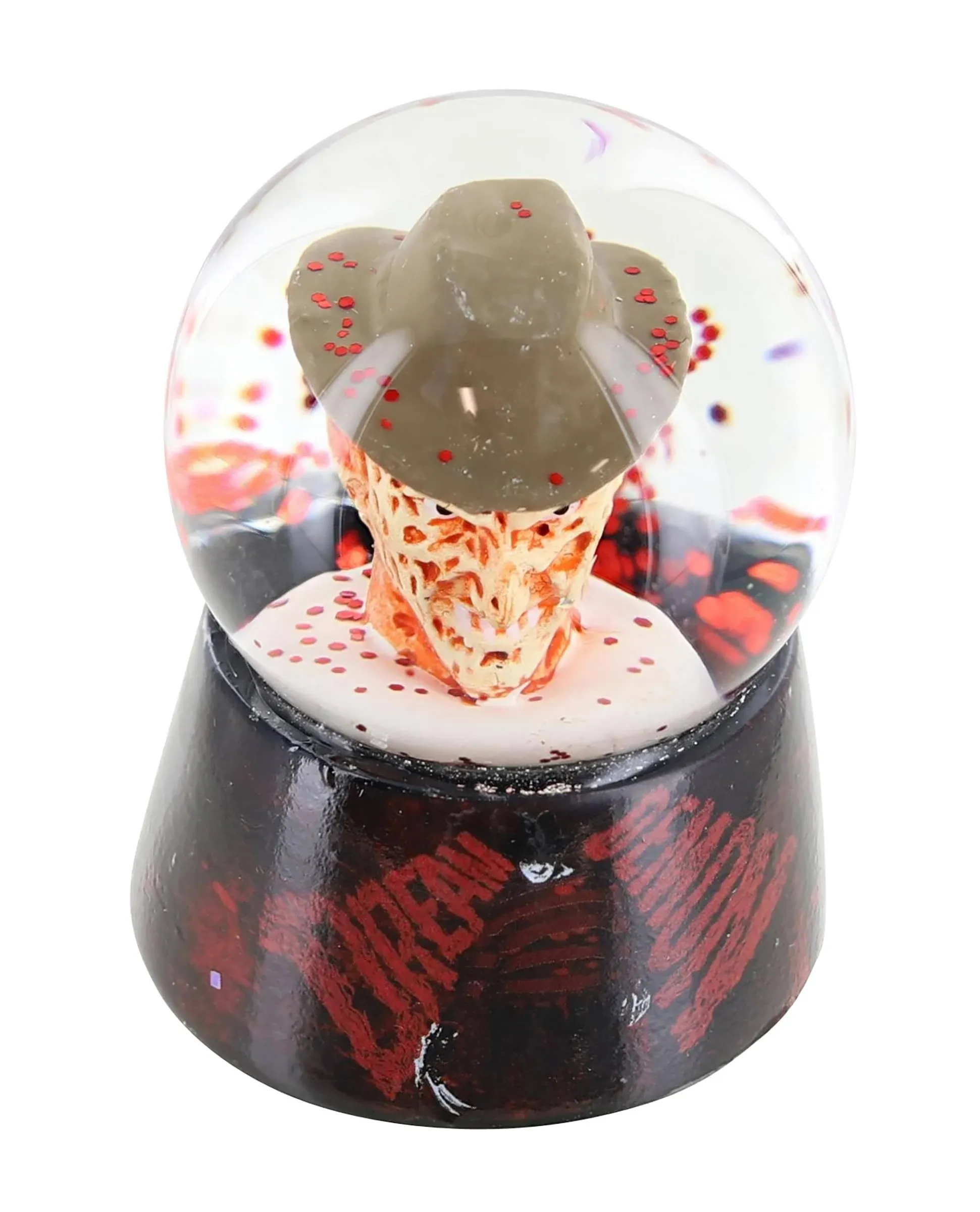 A Nightmare On Elm Street Freddy Krueger Mini Snow Globe | 2 Inches Tall