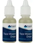 Trace Minerals ConcenTrace Drops | 72+ Minerals, Ionic Liquid Magnesium, Chloride, Potassium | Low Sodium | Energy, Electrolytes, Hydration | 12 Day