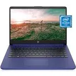 HP 14" Laptop, Intel Celeron N4020, 64GB eMMC, Windows 10 Home in S mode, 14-dq0030nr.