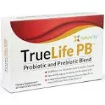 True-Life-PB Shelf Stable Blend Prebiotics and Probiotics for Women and Men - Digestive Gut Health Supplements for Women and Men - Dairy Free - (60 Veggie Capsules)