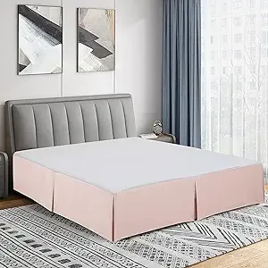 Swift Home Basics Pleated Microfiber 14-inch Drop Bed Skirt