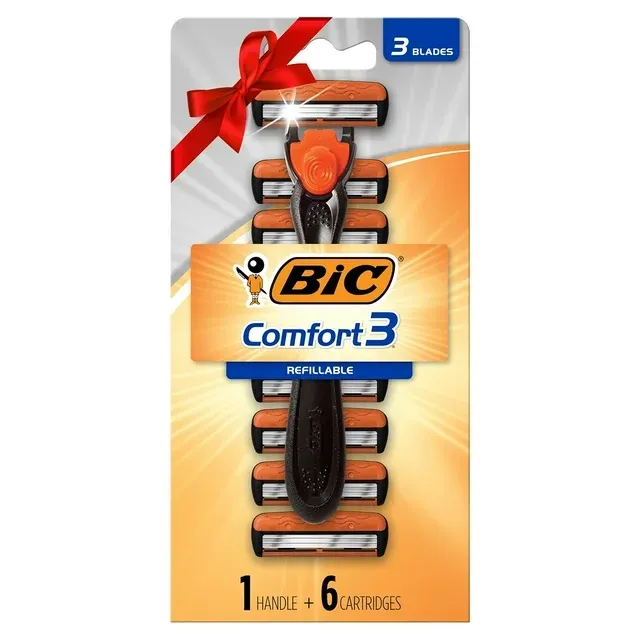 BIC 7-Piece Hybrid 3 Comfort Disposable Men's Razor
