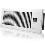 AC Infinity AIRTAP T4, Quiet Register Booster Fan with Thermostat Control. Heating Cooling AC Vent. Fits 4” x 12” Register Holes.