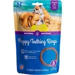 N-Bone Puppy Teething Ring - Pumpkin Flavor- 6 Pack