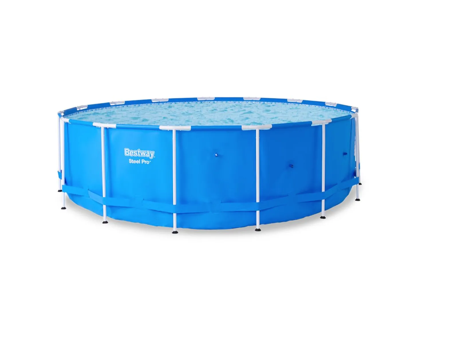 Bestway Steel Pro 15' x 48" Round Above Ground Outdoor Backyard Swimming Pool