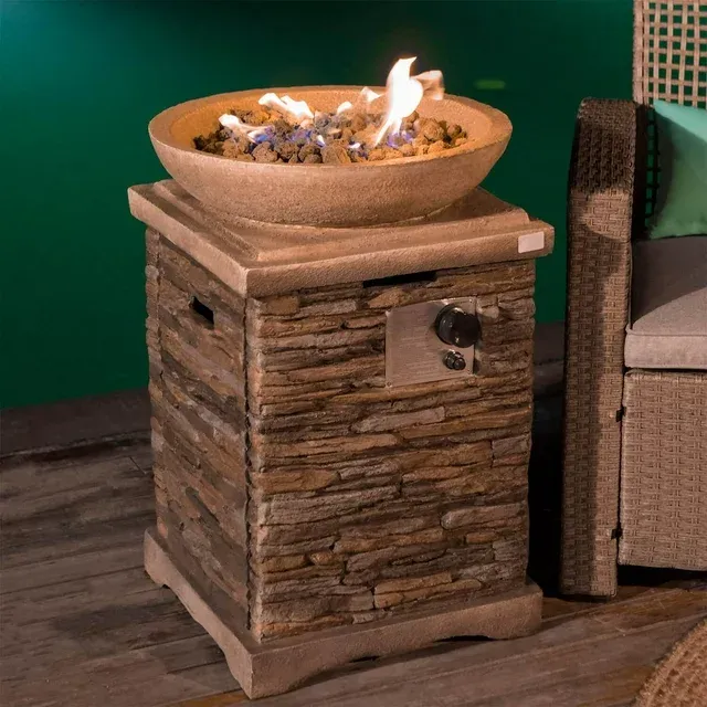 COSIEST 20" Bowl 40000 BTU Propane Fire Pit Table