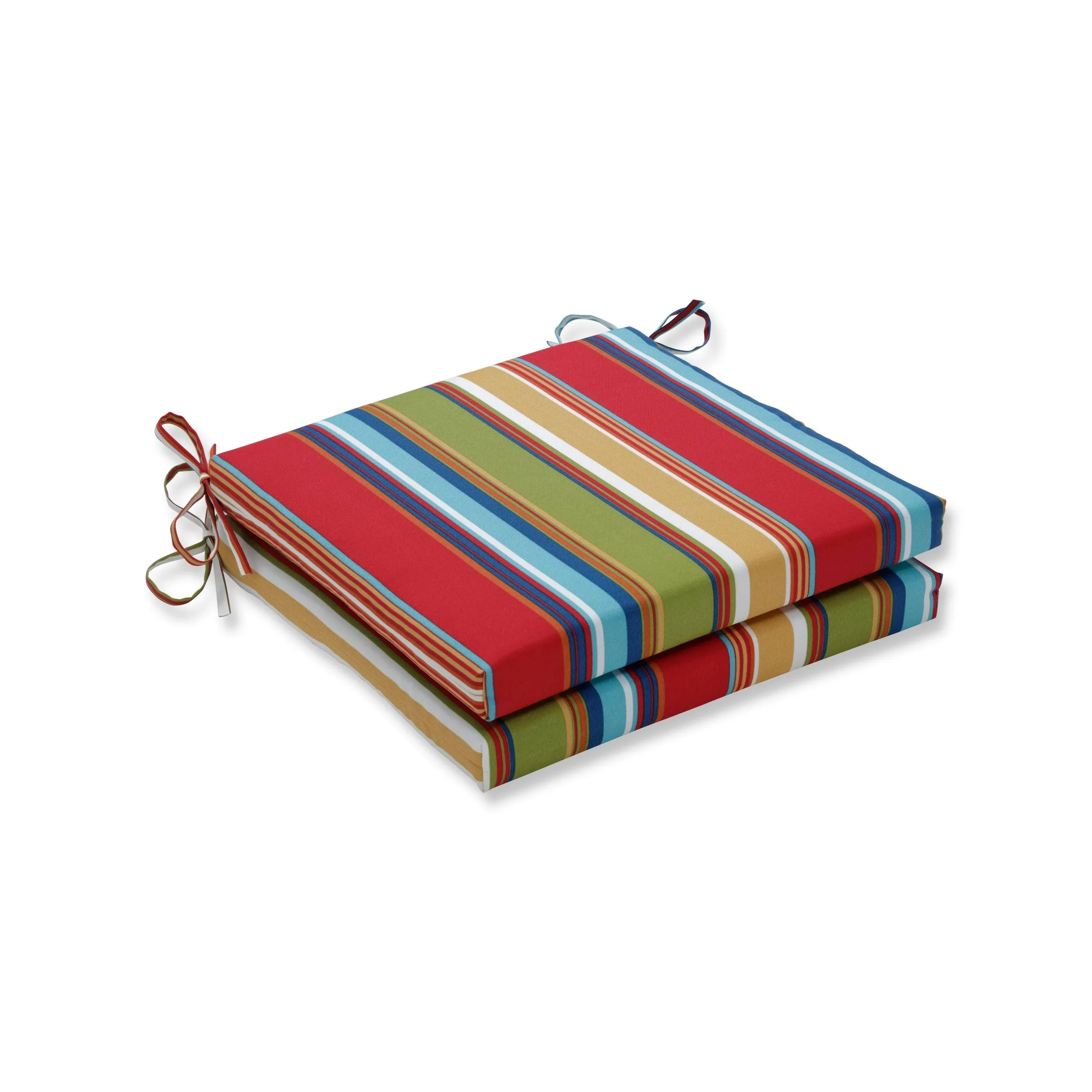 Westport Garden Oversized Seat Cushion Set, Set of 2, 20"x20"x3" - Contemporary - Outdoor Cushions And Pillows - by Pillow Perfect Inc | Houzz