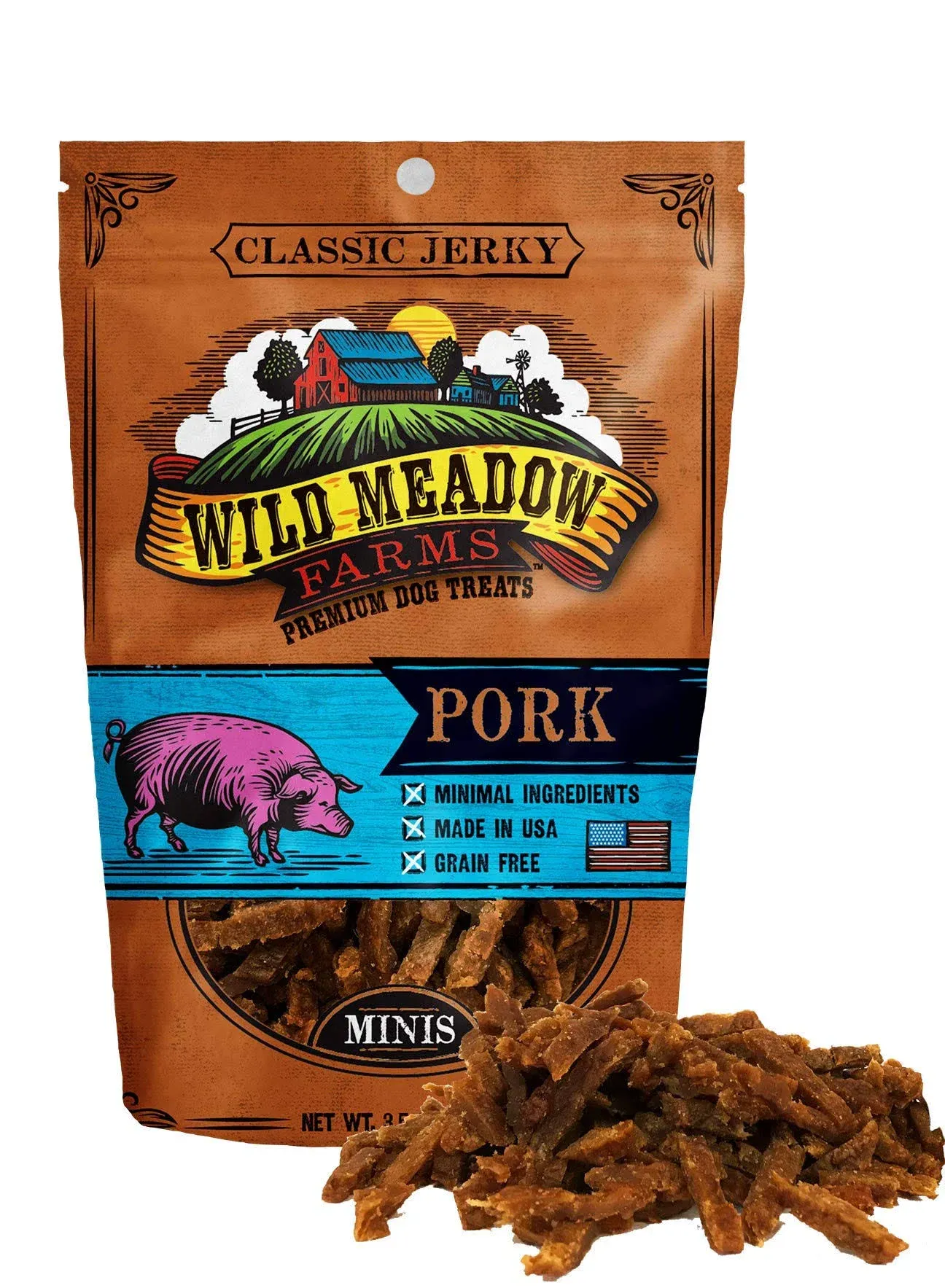 Wild Meadow Farms Classic Pork Minis Dog Treats