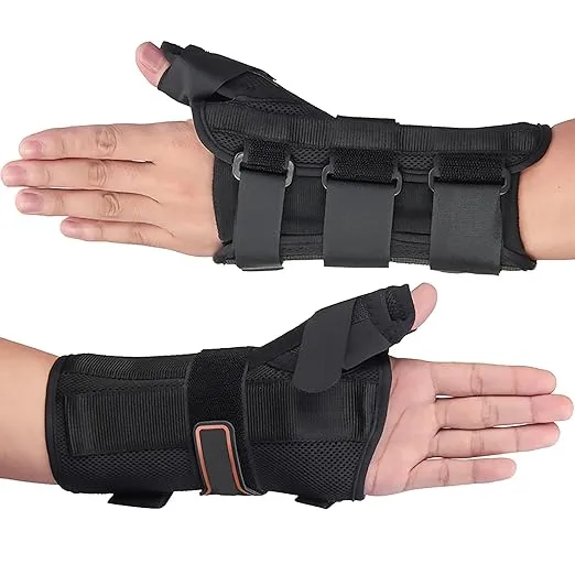 Wrist Brace with Thumb Spica Splint and Stabilizer Relieve Treat for de Quervain ...