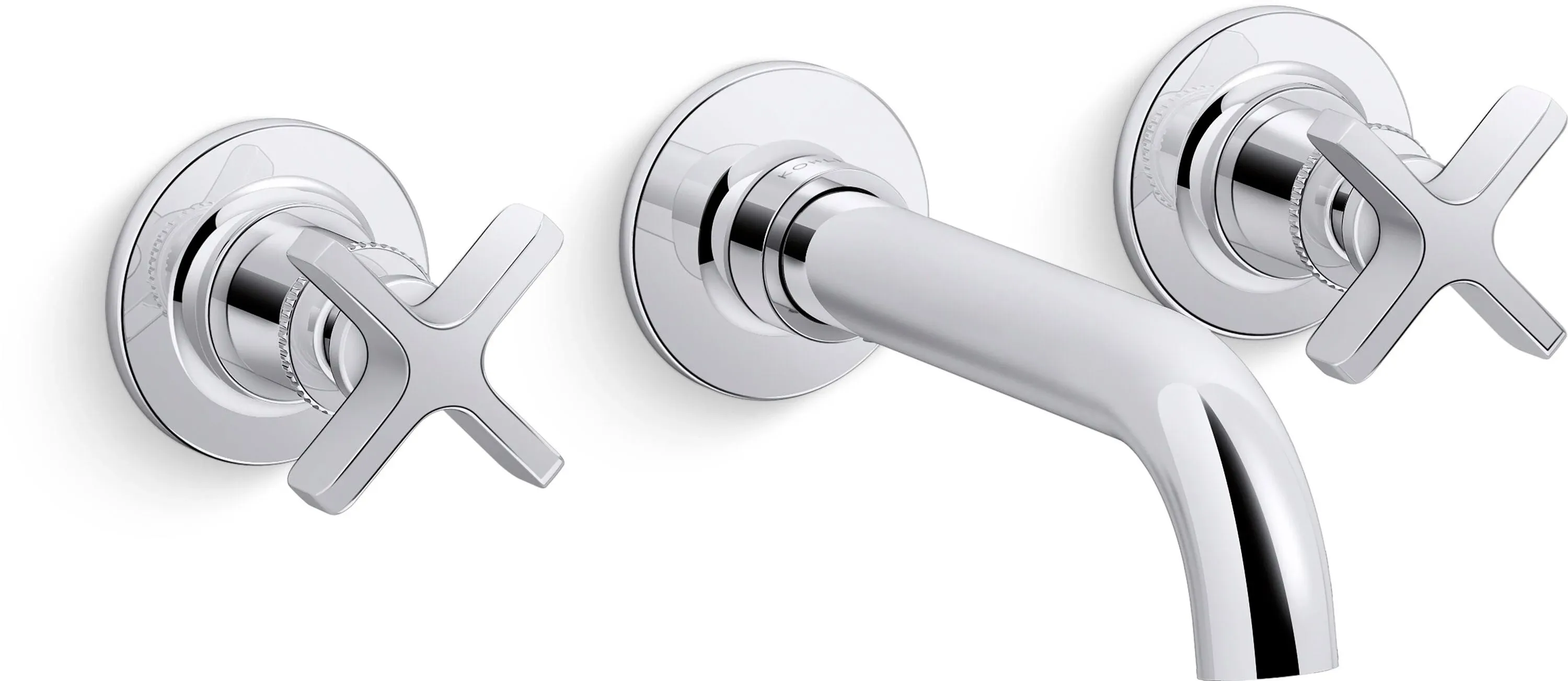 Kohler K-T35909-3 Castia by Studio McGee Wall-Mount Bathroom Sink Faucet Trim, 1.2 GPM - Polished Chrome