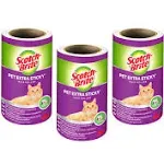 Scotch-Brite Pet Extra Sticky Hair Lint Roller, 4, 400 Sheets
