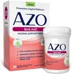 AZO Boric Acid Vaginal Suppositories