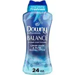 Downy Infusions In-Wash Laundry Scent Booster Beads, BALANCE, Crisp Rain and Blue Eucalyptus, 24 oz