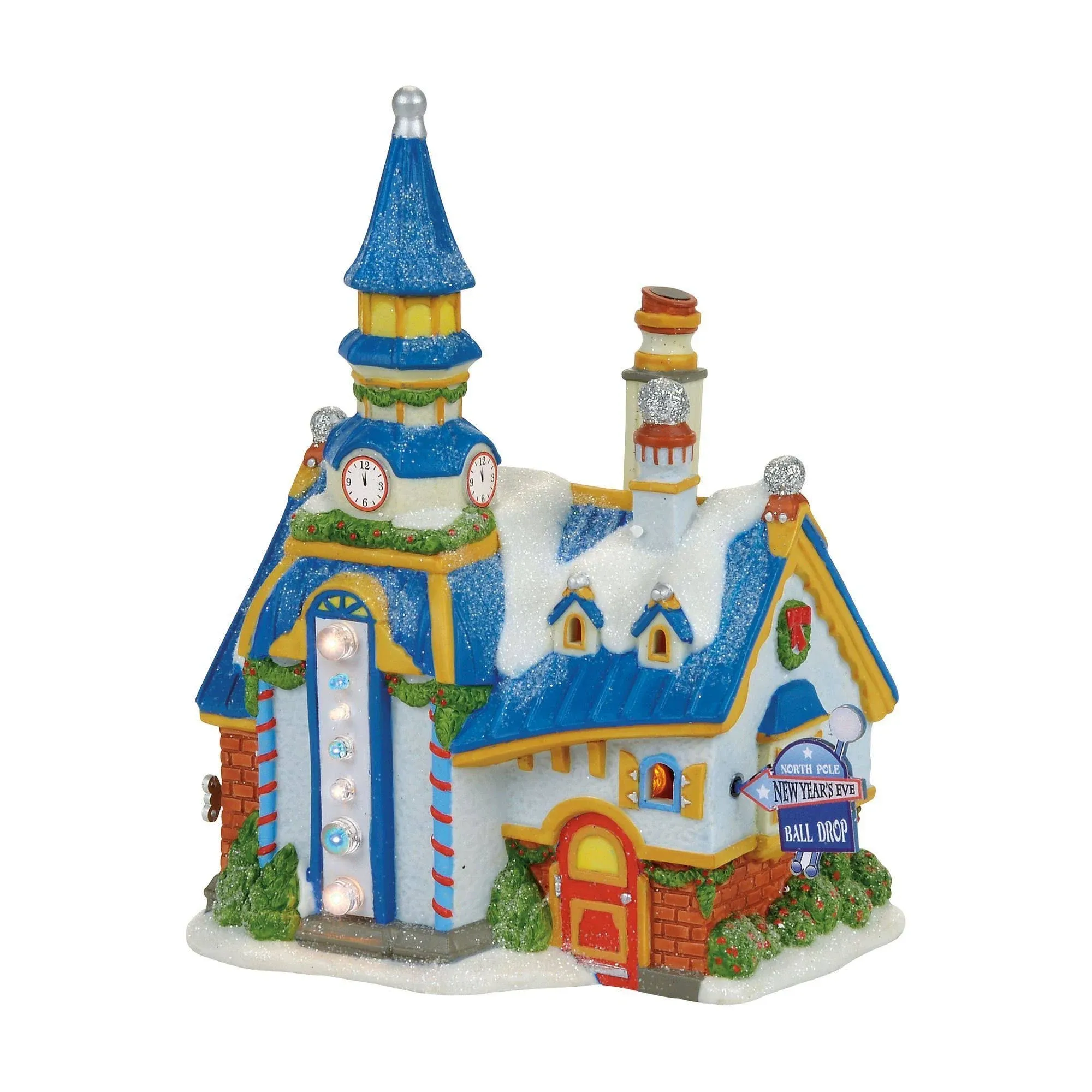 Department 56 North Pole New Year's Eve Center