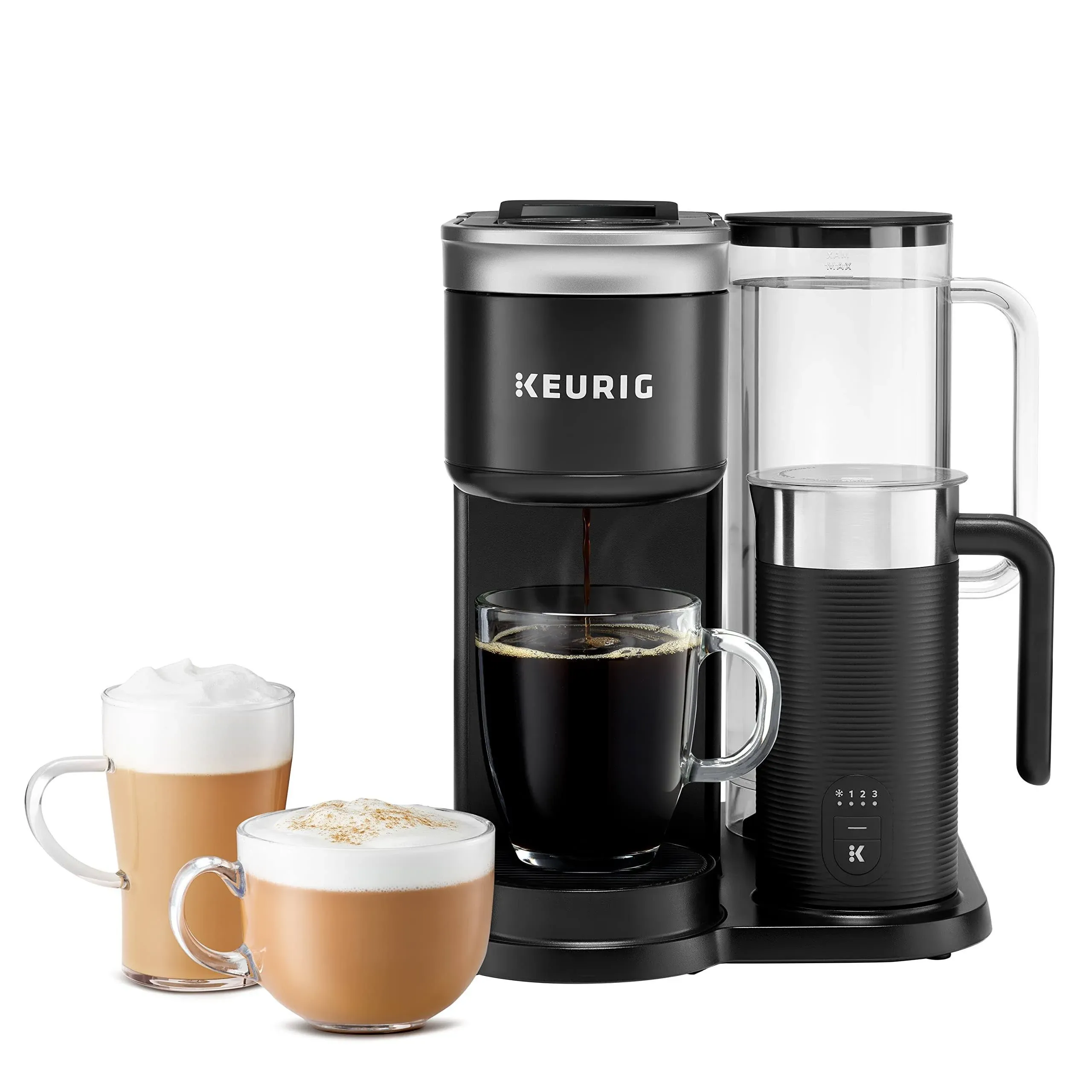 Keurig® K-Cafe® SMART Single-Serve Coffee Maker with WiFi Compatibility, Latte & Cappuccino Machine with Built-In Frother
