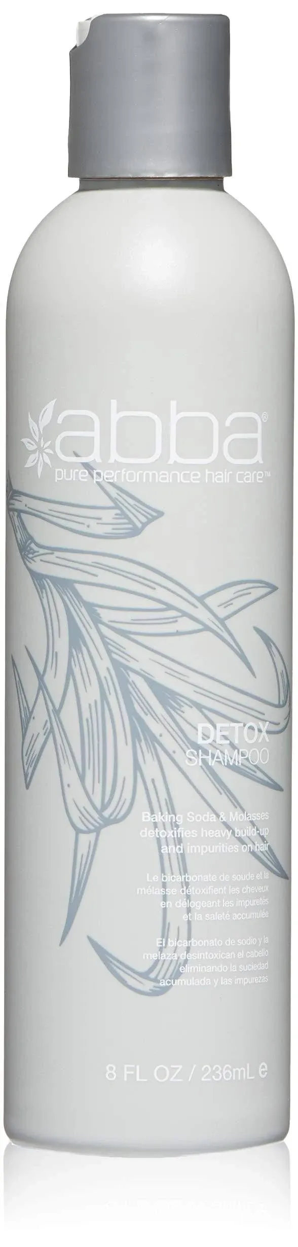 Abba Detox Shampoo Detoxifies Heavy Build-up And Impurities On Hair 8oz 236ml