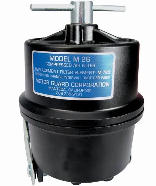 Motorguard M-26 Compressed Air Filters, 1/4"(NPT), Sub-Micronic, Plasma Machines