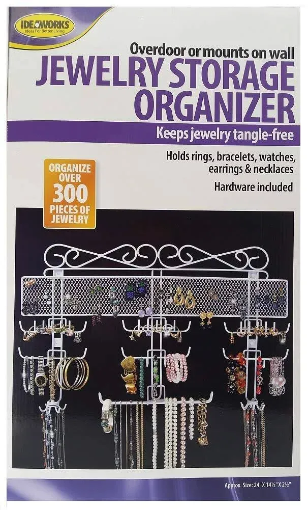 Jobar Organizing Jewelry Valet White