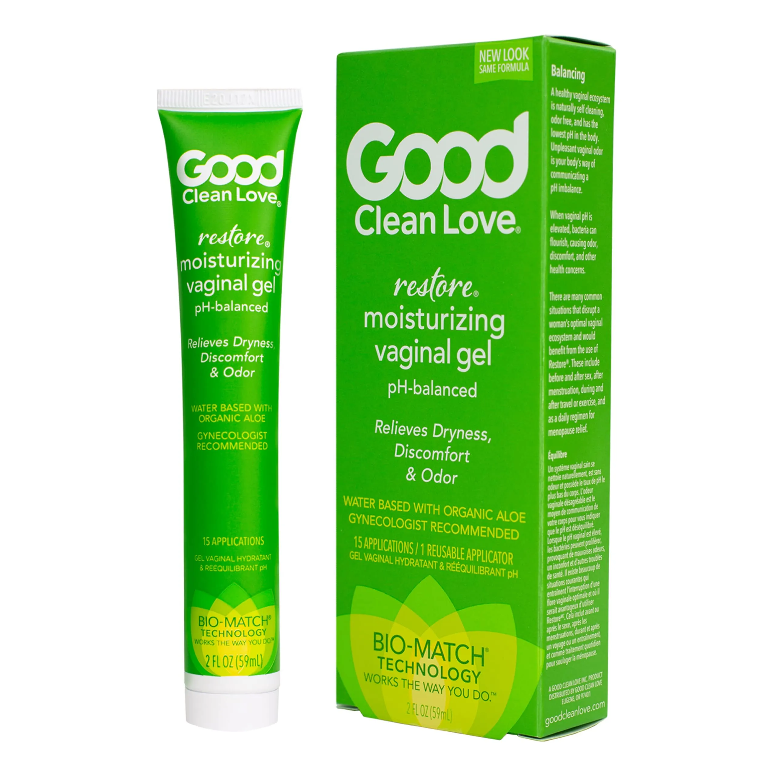 Good Clean LoveRestore Moisturizing Vaginal Gel (2-Pack)