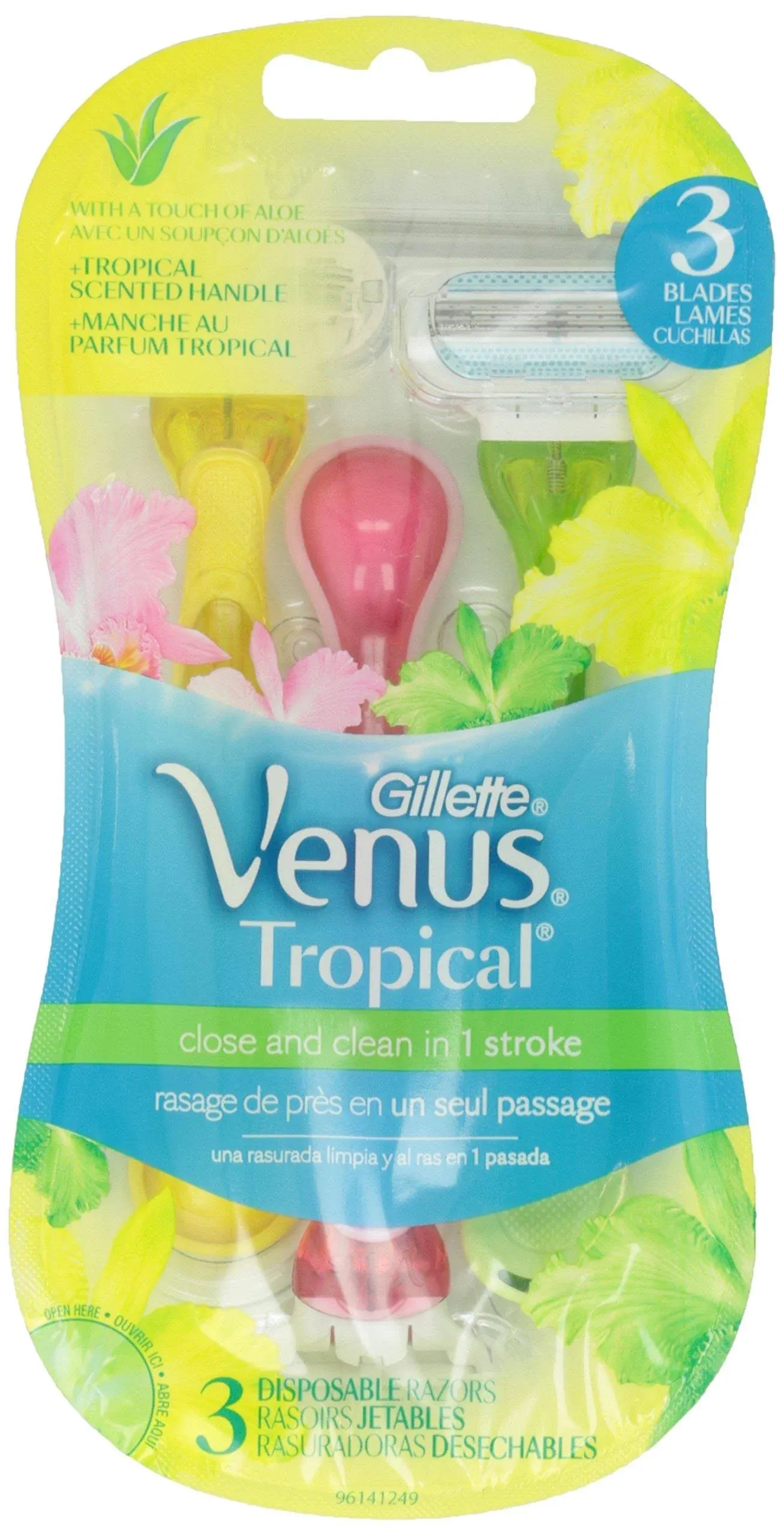Gillette Venus Tropical Disposable Razors - 3 count