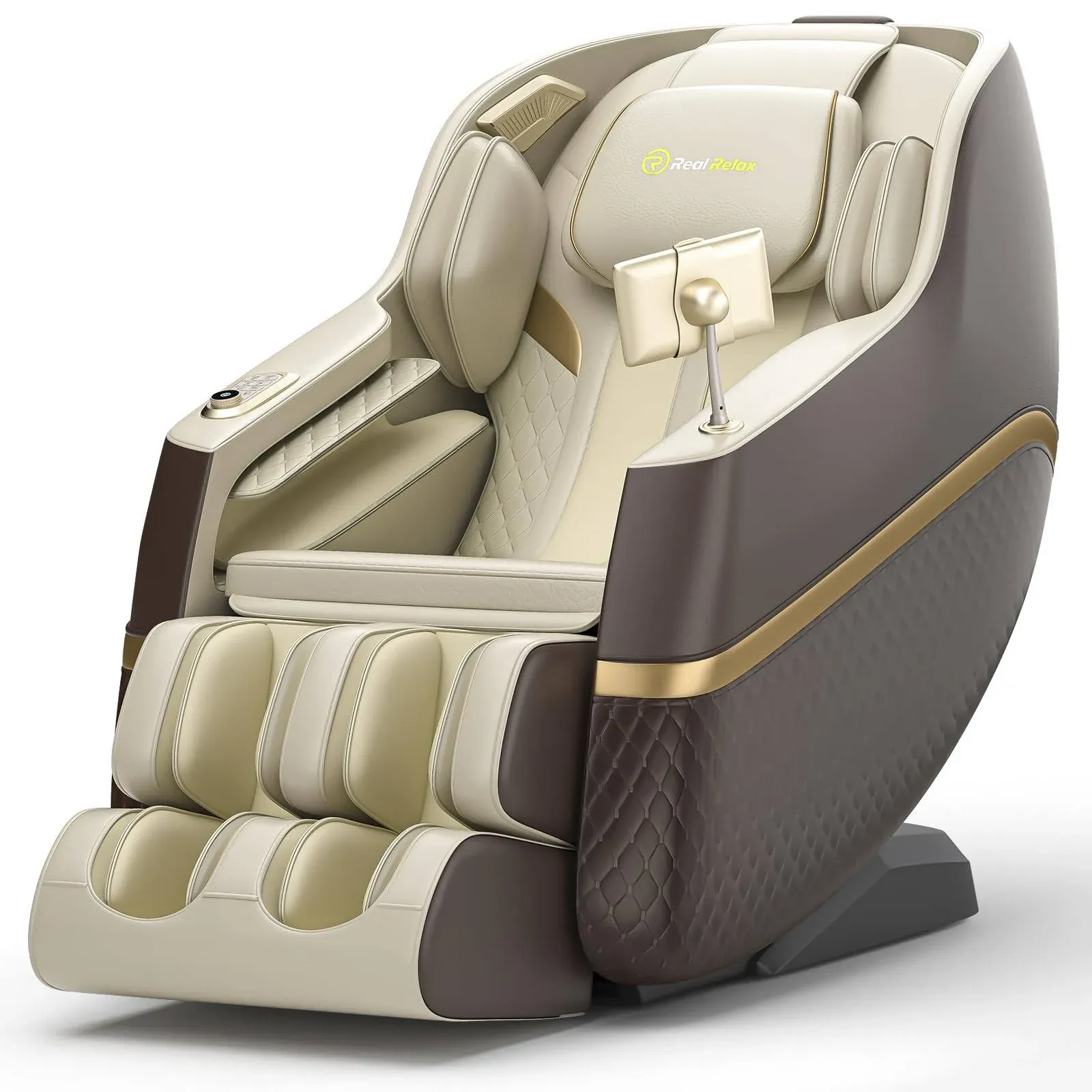 Real Relax® 2023 Ultimate Comfort Massage Chair | SL Track Rollers, Full Body Airbags, Zero Gravity