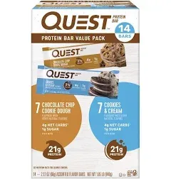 Quest Protein Bars Variety Pack 14 ct.