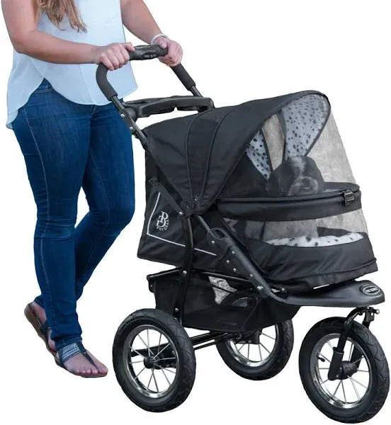 Pet Gear NV No-Zip Pet Stroller, Dalmatian