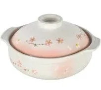 JapanBargain Sakura Pattern 7-Inch Clay Pot