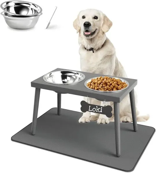 ADENGL Raised Dog Bowl Stand