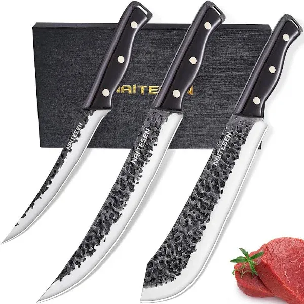 Naitesen Professional Butcher Knife Set 3