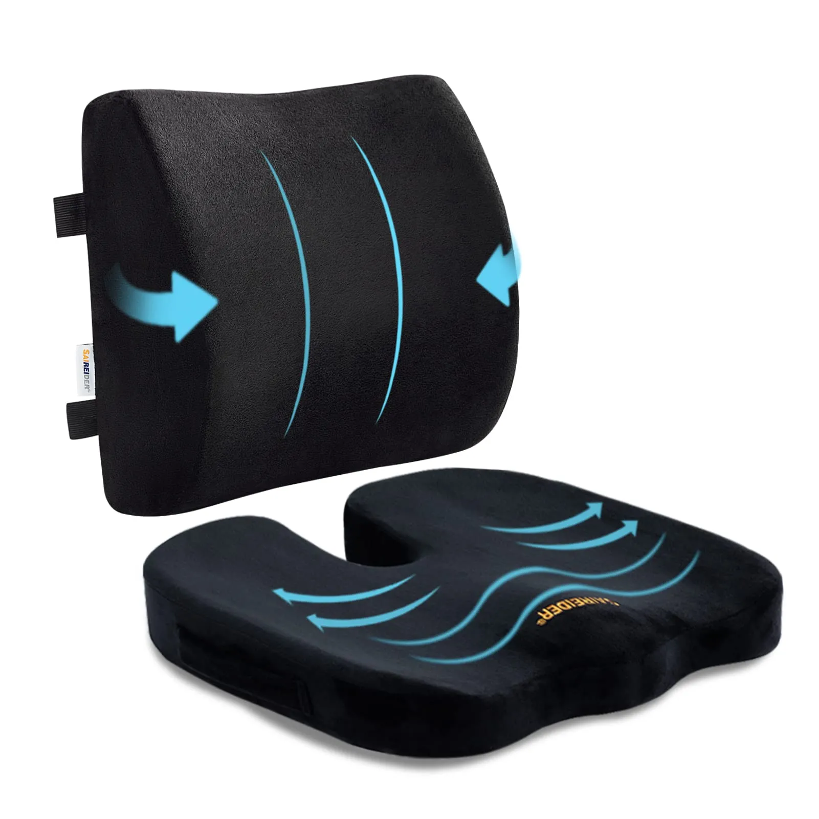 Hengyun1 Seat Cushion and Lumbar Support Pillow