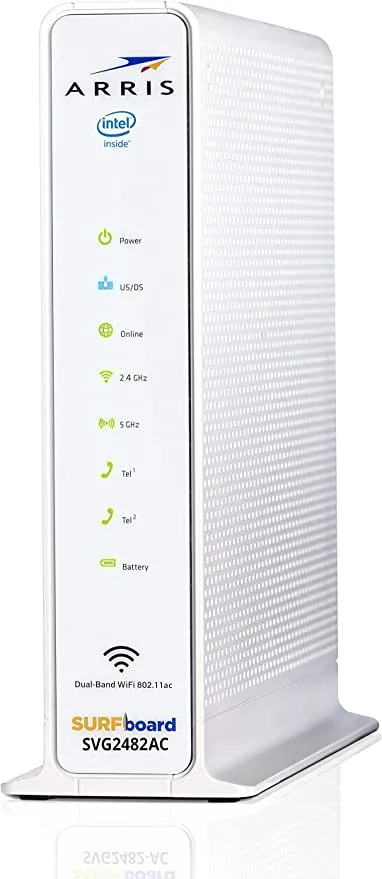 ARRIS Svg2482ac Surfboard Docsis 3.0 Cable/Voice Modem & Wi-Fi Router