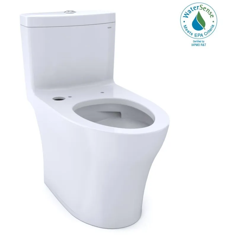 Aquia IV 0.9 / 1.28 GPF Dual Flush One Piece Elongated Toilet with Push Button Flush