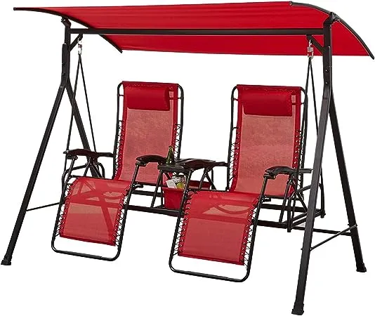 Garden Winds Replacement Canopy Top Cover for Big and Tall Bungee Swing
