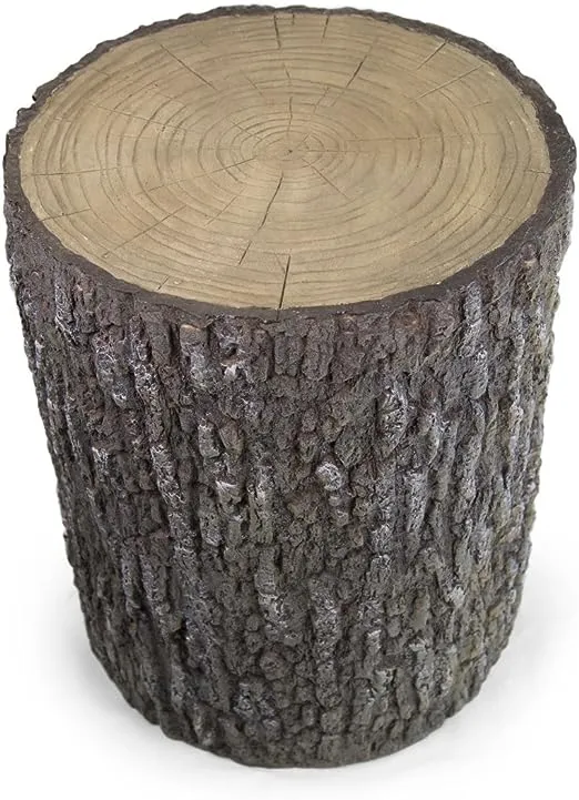 Aquascape Faux Oak Stump Cover for Yard, Landscape, and Garden | 78259 18.5-inches H x 15-inches Dia.