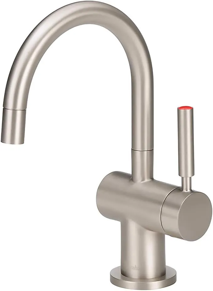Insinkerator F-h3300sn Indulge Modern Instant Hot Water Dispenser, Satin Nickel