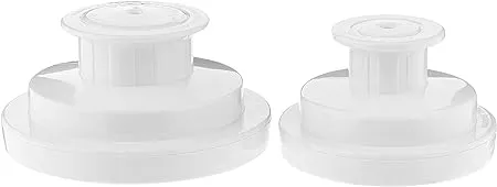 FoodSaver Plastic Jar Sealer for Vacuum Sealer Food Storage with Accessory Hose for Regular and Wide Mouth Mason Jars, White 9.00 x 6.00 x 4.90 inches