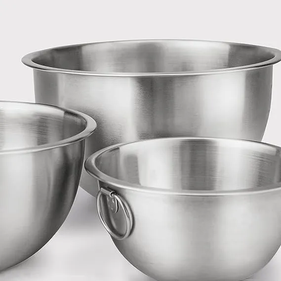 Stainless Steel Mixing Bowls, Set of 3