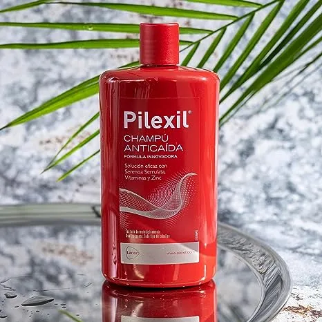 Champú Anticaída PILEXIL - Tratamiento de Uso Frecuente para Hombres y Mujeres Embalaje Deteriorado