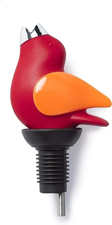 Chirpy Top Wine Pourer by GurglePot, Inc. (9 Colors) - Montana Gift Corral
