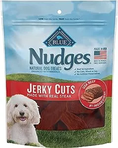 Blue Buffalo Nudges Jerky Cuts Dog Treats Natural