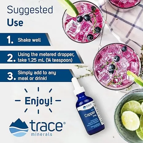 Trace Minerals Research, Liquid Ionic Copper 2 fl oz
