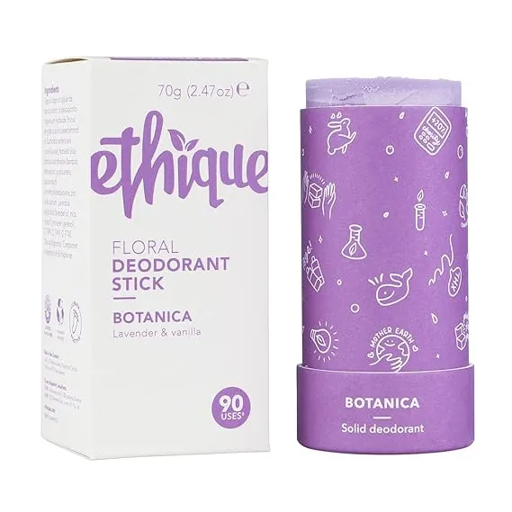 Ethique Floral Deodorant Stick - Botanica Lavender & Vanilla - 70gm