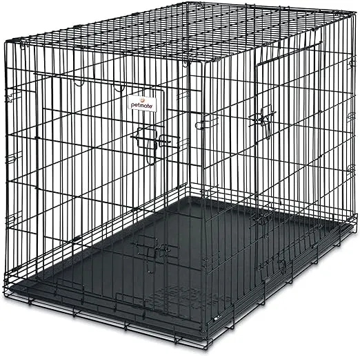 Petmate 36-Inch 2-Door Training Retreats Rust Resistant Wire Kennel for Dogs